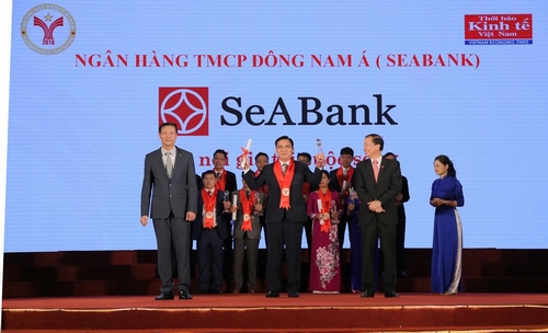 SeABank lần thứ 8 liên tiếp nhận giải thưởng &quot;Thương hiệu mạnh Việt Nam&quot;