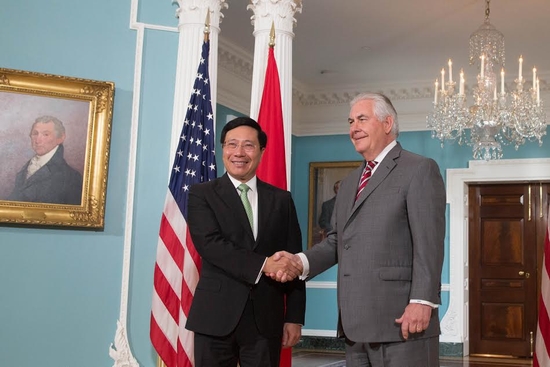 Hai nhà ngoại giao hàng đầu của Việt Nam và Mỹ