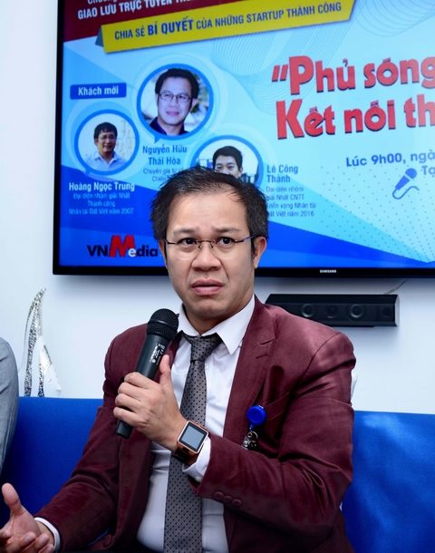 Ông Nguyễn Hữu Thái Hòa - chuyên gia tư vấn chiến lược chia sẻ tại buổi Tọa đàm.