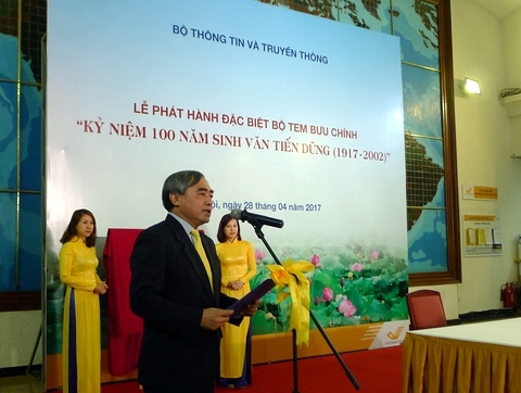 Thứ trưởng Bộ TT&TT Nguyễn Minh Hồng phát biểu tại buổi lễ
