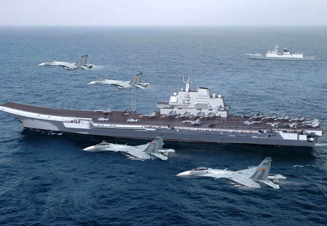 Trung Quốc đang cố gắng xây dựng cụm tác chiến tàu sân bay rập khuôn mô hình Mỹ
