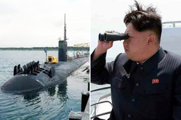 Tàu ngầm hạt nhân Mỹ áp sát Triều Tiên. Ảnh minh họa.