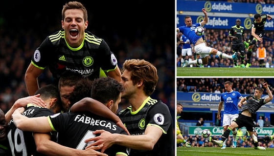 Đại thắng Everton, Chelsea tiến sát ngôi vô địch!