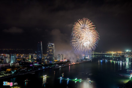 Hình ảnh pháo hoa tại Đà Nẵng