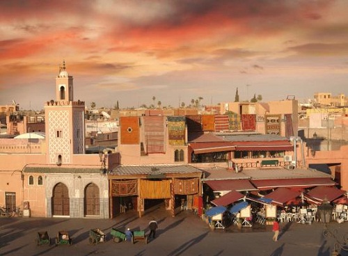 Điểm đến đầu tiên được nhắc đến là Marrakech, Ma rốc: 