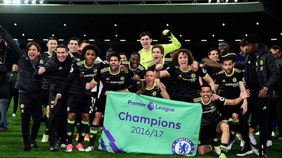 Chelsea ăn mừng chức vô địch