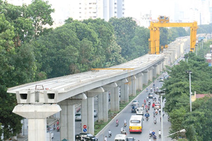 Xây tuyến metro số 2 đoạn Trần Hưng Đạo - Thượng Đình