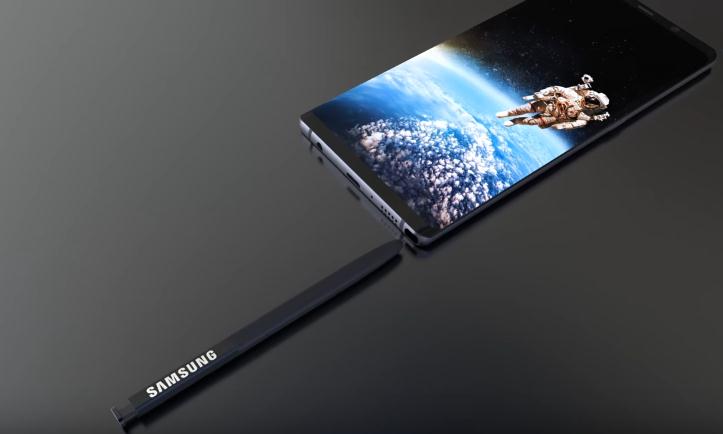 Video rò rỉ hình ảnh mặt trước của Samsung Galaxy Note 8