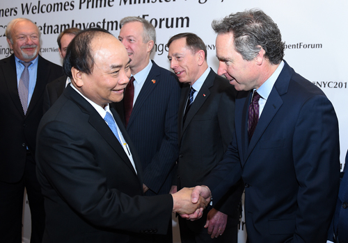 Thủ tướng Nguyễn Xuân Phúc gặp gỡ các doanh nghiệp hàng đầu của Hoa Kỳ