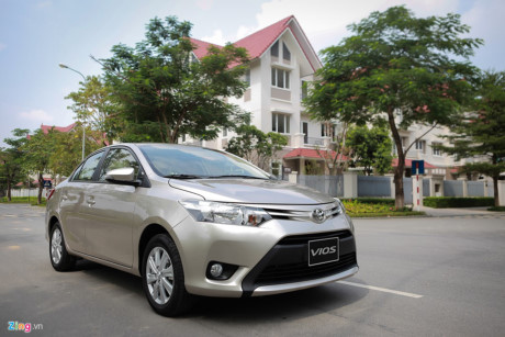 Toyota Vios 1.5E (CVT) được bán với giá 528 triệu đồng (giảm 60 triệu đồng). Ảnh: Zing.