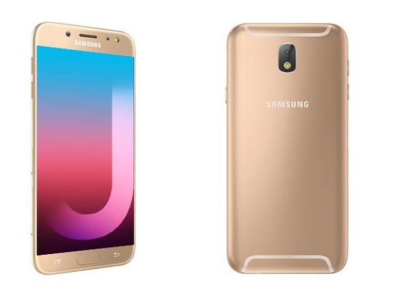 Samsung Galaxy J7 Pro là phiên bản thay thế Galaxy J7 Prime. Máy vẫn có vỏ kim loại nguyên khối, nhưng cụm camera được làm gọn hơn và đèn flash được bố trí ngay phía dưới camera chứ không phải bên phải như trên J7 Prime.