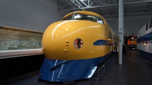 Dotor Yellow tại bảo tàng đường sắt tuyến tính