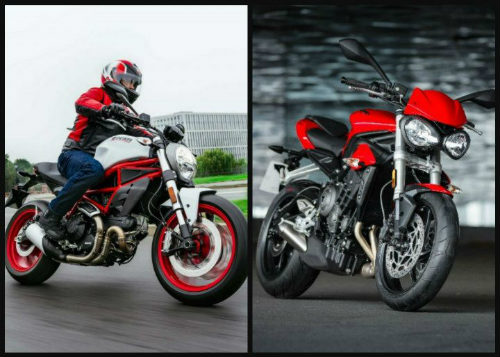 Chọn mua Ducati Monster 797 hay Triumph Street Triple S?