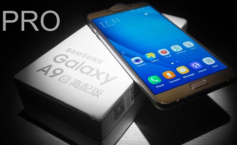 Samsung Galaxy A9 Pro (10,49 triệu đồng). Samsung Galaxy A9 Pro là smartphone lớn nhất trong gia đình Galaxy A 2016, với màn hình có kích thước lên tới 6 inch cùng độ phân giải 1080 x 1920 pixels, sử dụng tấm nền Super AMOLED cho bạn chất lượng hiển thị tốt. Máy sở hữu viên pin khủng dung lượng 5.000 mAh. Smartphone mang sức mạnh của chip Snapdragon 652,  4 GB RAM mạnh mẽ cùng 32 GB bộ nhớ trong.