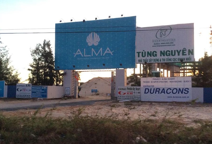 Hình ảnh bên ngoài của dự án ALMA tại Khánh Hoà 