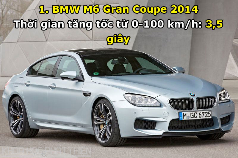 1. BMW M6 Gran Coupe 2014.