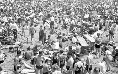 Tháng 7/1936, đợt nắng nóng trên diện rộng kéo dài 10 ngày tại Mỹ khiến 997 người tử vong. Ảnh: New York Times