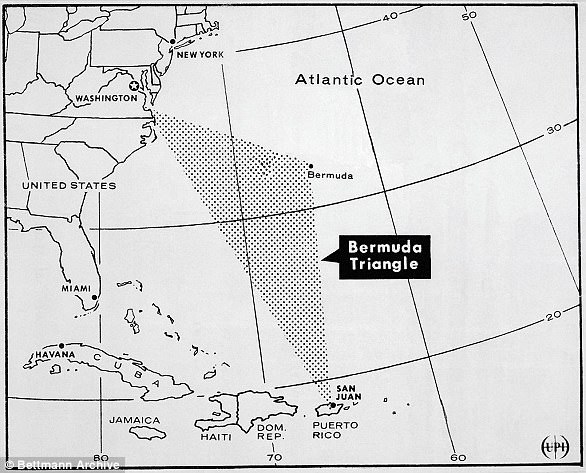 Tam giác Quỷ nằm giữa bang Florida của Mỹ và Puerto Rico.