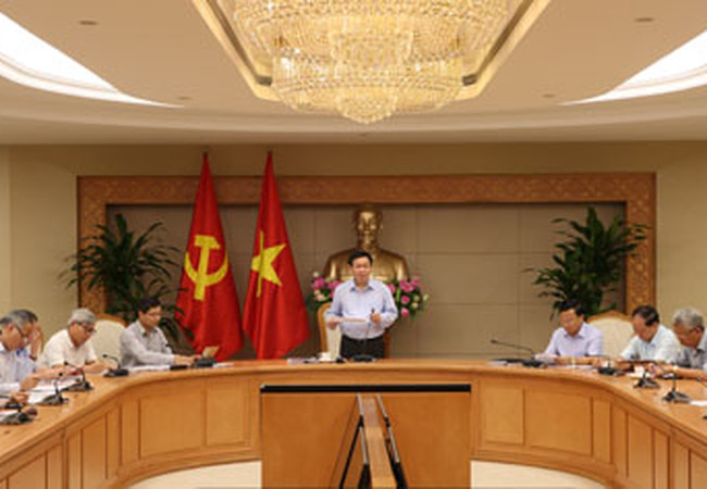 Phó Thủ tướng Vương Đình Huệ chủ trì hội nghị