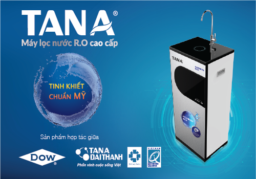 Máy lọc nước R.O Tân Á sử dụng màng lọc nước DOW FILMTEC™ chuẩn Mỹ