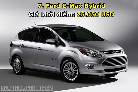7. Ford C-Max Hybrid.