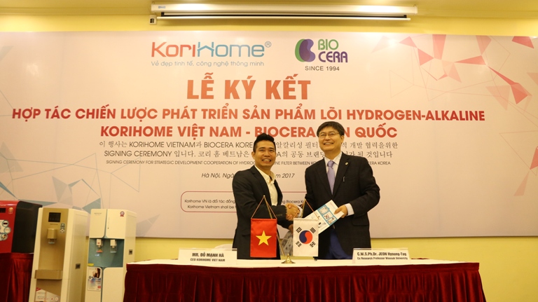 Korihome Việt Nam và Biocera Hàn Quốc bắt tay phát triển sản phẩm