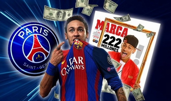 Neymar hiện có giá tới 222 triệu euro!