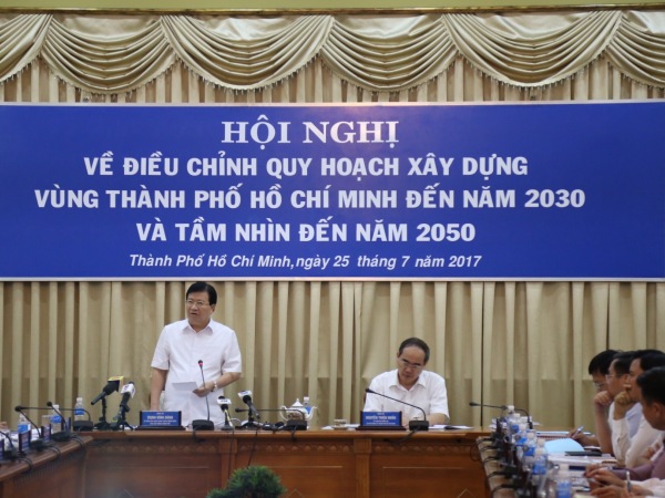 Điều chỉnh quy hoạch xây dựng vùng Thành phố Hồ Chí Minh