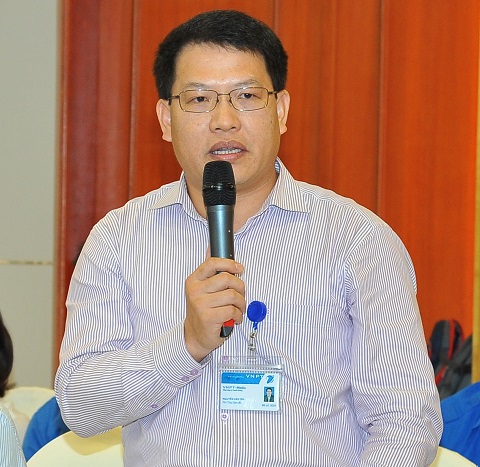 Ông Nguyễn Văn Tấn - Phó Tổng giám đốc VNPT-Media phát biểu chia sẻ thông tin.