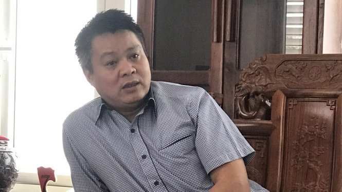 Ông Phạm Sỹ Quý, giám đốc Sở Tài nguyên và môi trường tỉnh Yên Bái
