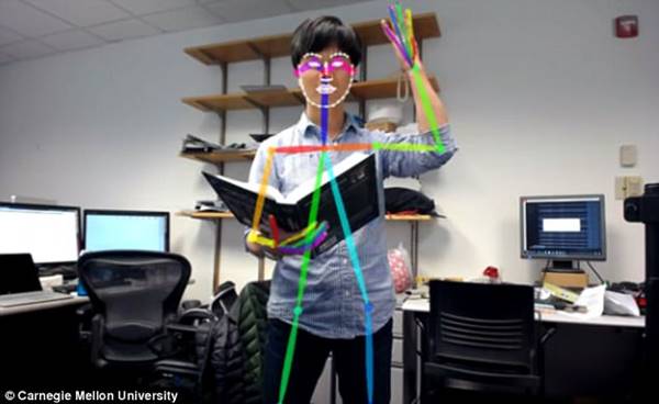 Nhóm nghiên cứu hi vọng sẽ sớm chuyển từ mô hình dạng người 2D sang 3D để cải thiện việc dò, hiểu chuyển động cơ thể người của máy - Ảnh: Đại học Carnegie Mellon