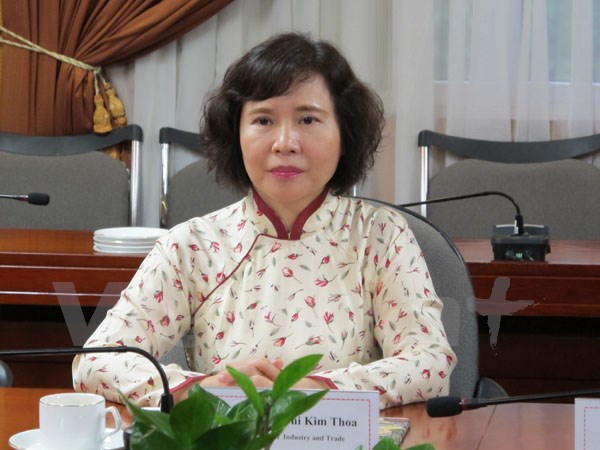 Miễn nhiệm chức Thứ trưởng Bộ Công Thương đối với bà Hồ Thị Kim Thoa