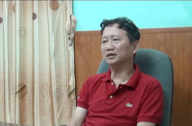 Ông Trịnh Xuân Thanh trả lời phỏng vấn trên VTV1