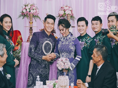 Đám cưới diễn viên Lê Phương tại Trà Vinh ngập trong sắc tím