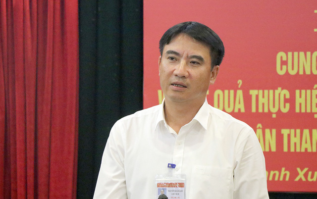 Ông Nguyễn Xuân Lưu - Chủ tịch UBND quận Thanh Xuân