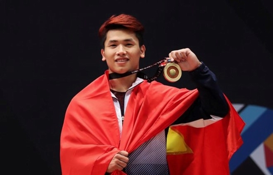 Trịnh Văn Vinh giành Huy chương Vàng cử tạ, phá 2 kỷ lục SEA Games