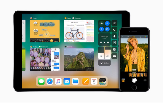 Thêm các tính năng cập nhật cho iPad: Phần mềm cập nhật bao gồm tính năng kéo và thả, một cách mới để chuyển đổi giữa các ứng dụng và thanh công cụ, tất cả đều gợi nhớ lại các chức năng tương đương trên các máy Mac. Thanh công cụ có thể dự đoán ứng dụng nào mà người dùng muốn mở tiếp theo và kéo, thả để họ dễ dàng mở các thanh bên. iOS 11 dành cho iPad cũng bao gồm một phần tệp kéo tất cả các tệp trên thiết bị từ Apple và ứng dụng của bên thứ ba. Nó có thể mang các tập tin từ OneDrive, Google Drive, DropBox và đặt tất cả các tệp vào một nơi để sắp xếp dễ dàng hơn.