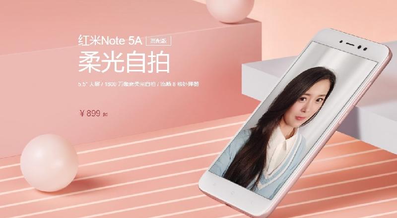 Xiaomi Redmi Note 5A chính thức ra mắt với 3 phiên bản