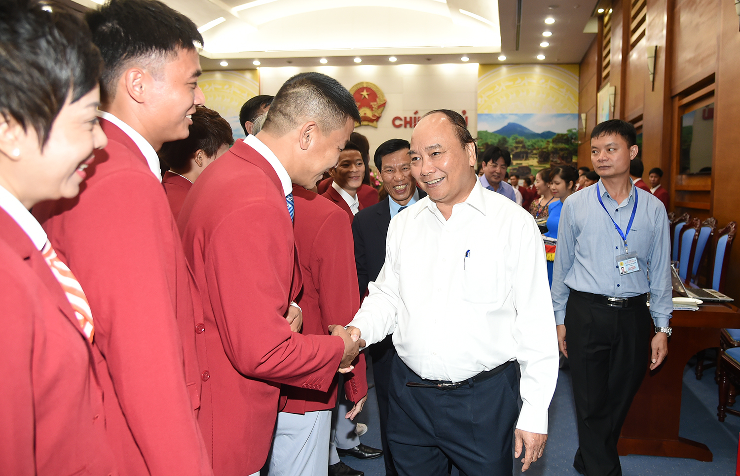 Thủ tướng gặp mặt đoàn thể thao Việt Nam tham gia thi đấu tại SEA Games 29