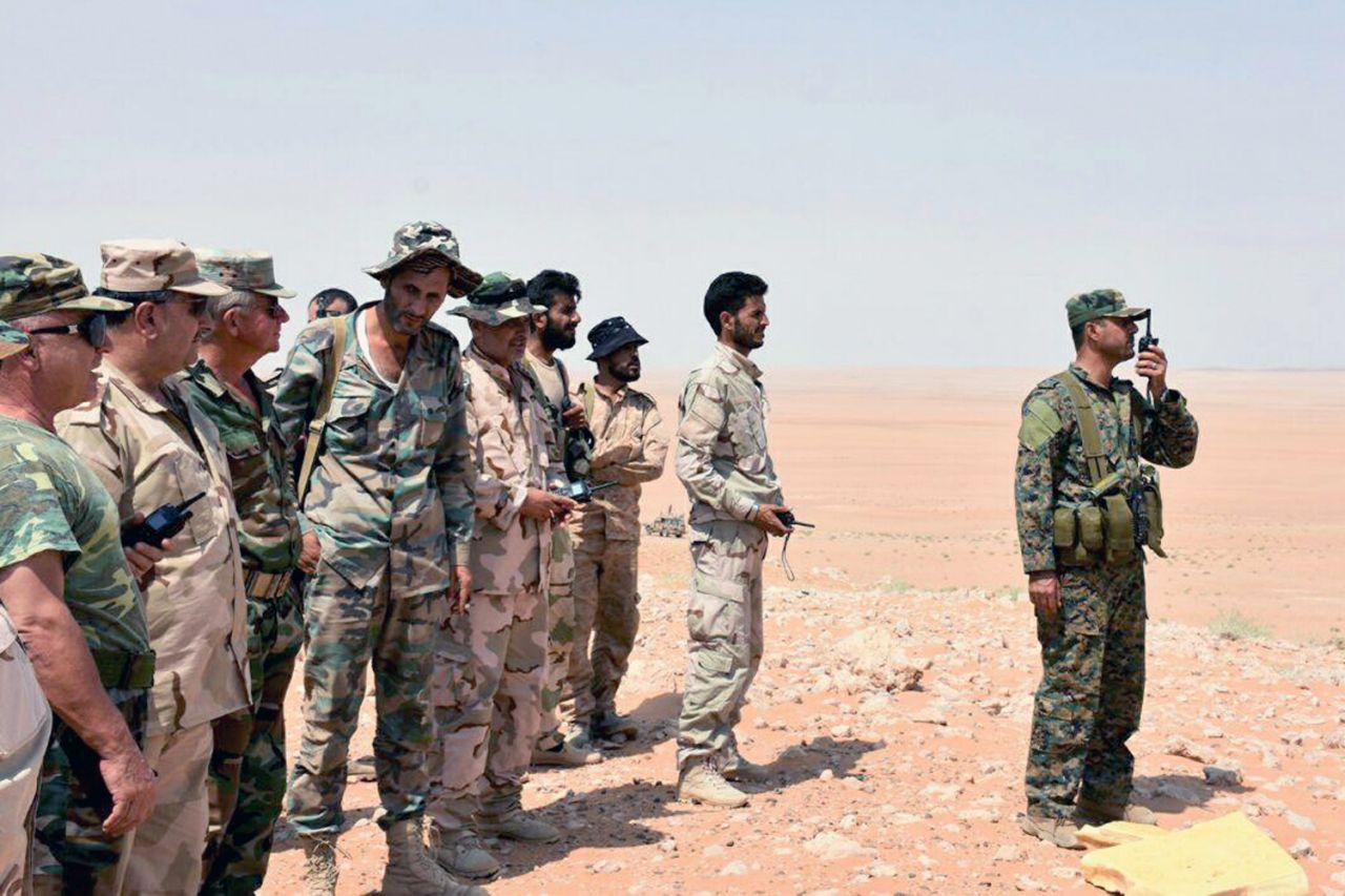 Lực lượng Syria ở chiến trường Deir ez-Zor
