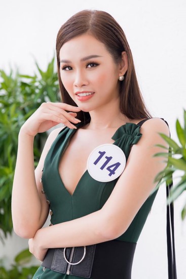 Thanh Trang ngày đầu sơ khảo HHHV 2017.