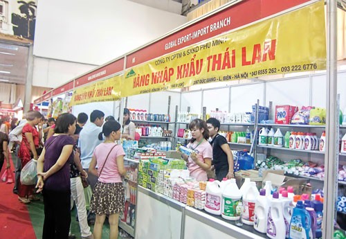 nếu trước đây, nhiều mặt hàng tiêu dùng chủ yếu được nhập khẩu từ Trung Quốc, nay chuyển sang nhập khẩu từ Thái Lan