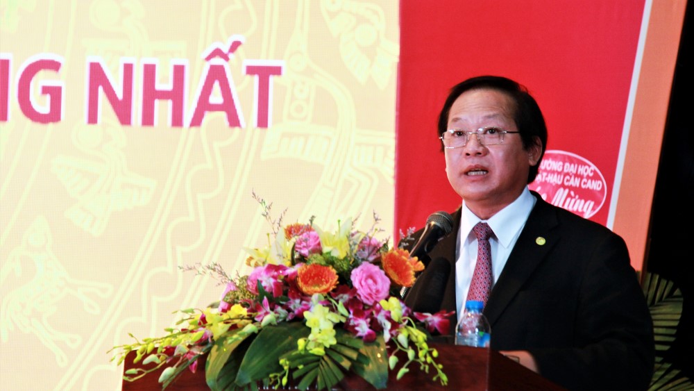 Bộ trưởng Trương Minh Tuấn phát biểu tại buổi lễ 