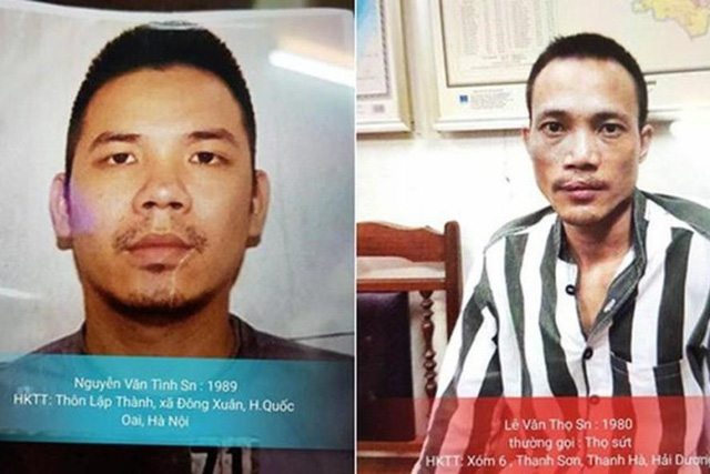 Hai tử tù trốn khỏi biệt giam đã bị công an bắt giữ