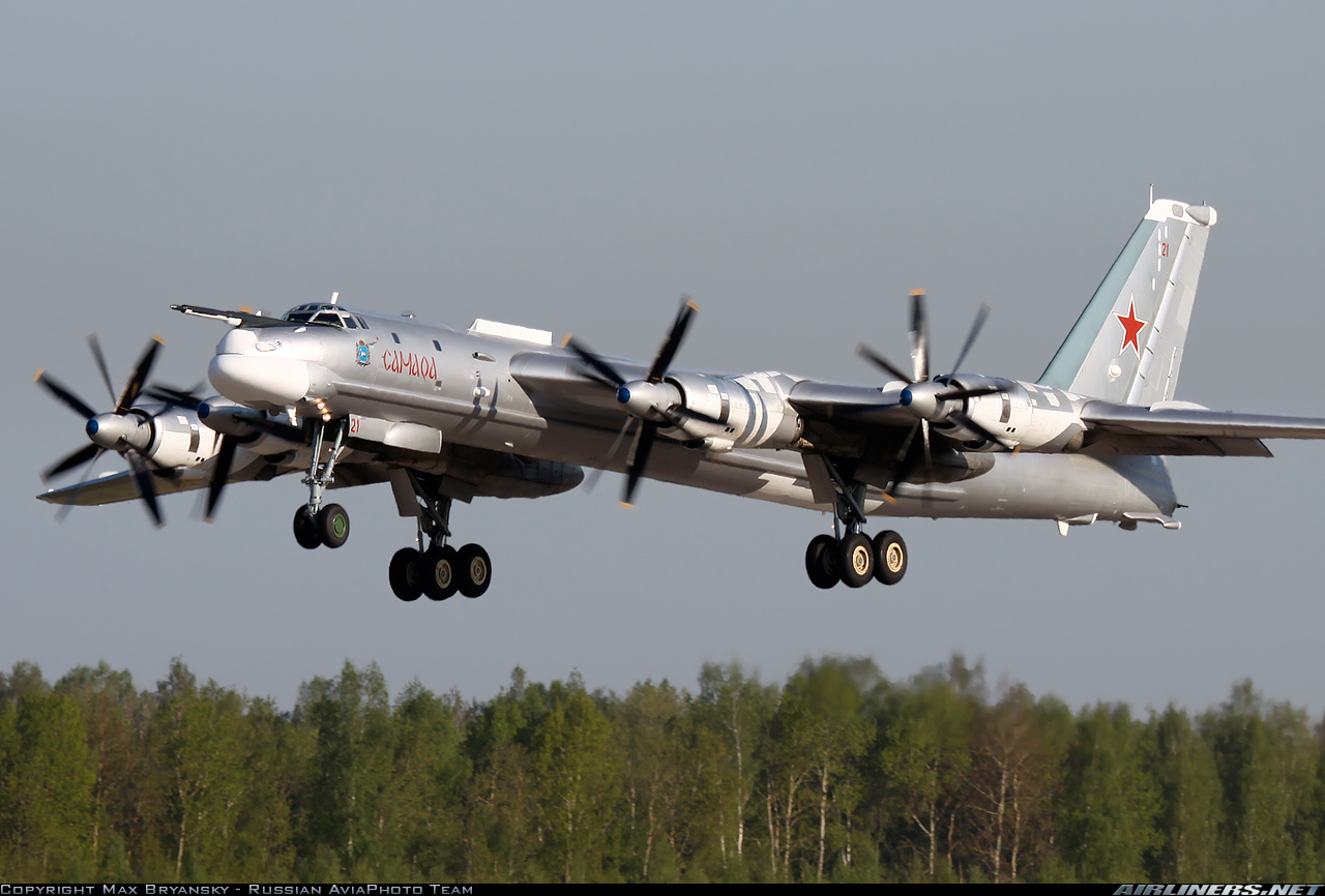  Hiện nay, Không quân Nga đã biên chế 63 máy bay ném bom chiến lược Tu-95MS (biến thể nâng cấp) và luôn được đặt trong tình trạng sẵn sàng chiến đấu. Tu-95 được dự tính tiếp tục hoạt động trong không quân Nga ít nhất tới năm 2040.