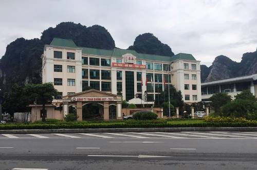 Trụ sở Công ty than Dương Huy nằm trên địa bàn TP Cẩm Phả, Quảng Ninh.