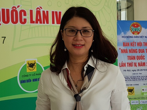 Bà Phạm Thị Hồng Mai - Phó Giám đốc công ty Phát triển Dịch vụ Truyền thông IPC