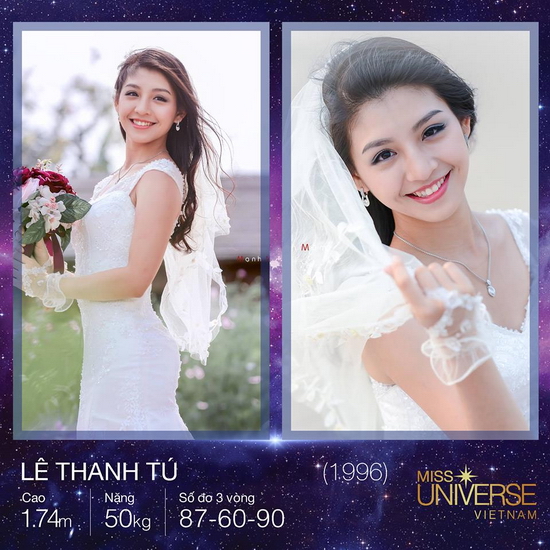 Lê Thanh Tú, cao 1m74, là thí sinh tiềm năng của Hà Nội cho cuộc thi Hoa hậu Hoàn vũ Việt Nam năm nay.