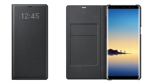 8. Samsung LED Wallet Cover: Giá tham khảo: $59,99. Khác biệt với việc được trang bị dải led hiện giờ trên bề mặt, Samsung LED Wallet Cover là một trong những ốp lưng khá hiện đại cho những người sở hữu Note 8.