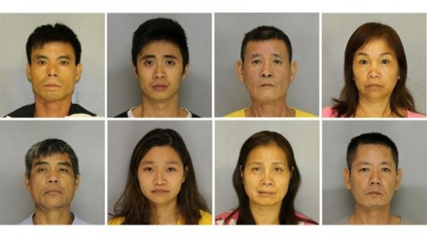 Từ trái qua, từ trên xuống: Nam Van Dao, Phi Ngoc Luong, Minh Luong, Thi Thi Phan. Bottom, left to right: Bin Van Hoang, Thao Phoung Nguyen, Hang Nguyen, Henry Nguyen.